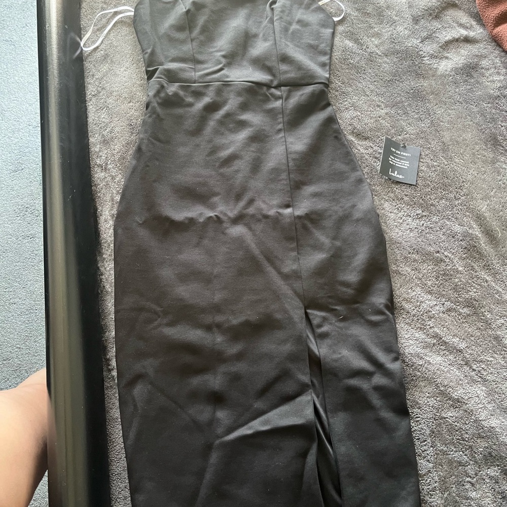 Lulu's Black Sheath Cocktail Dress